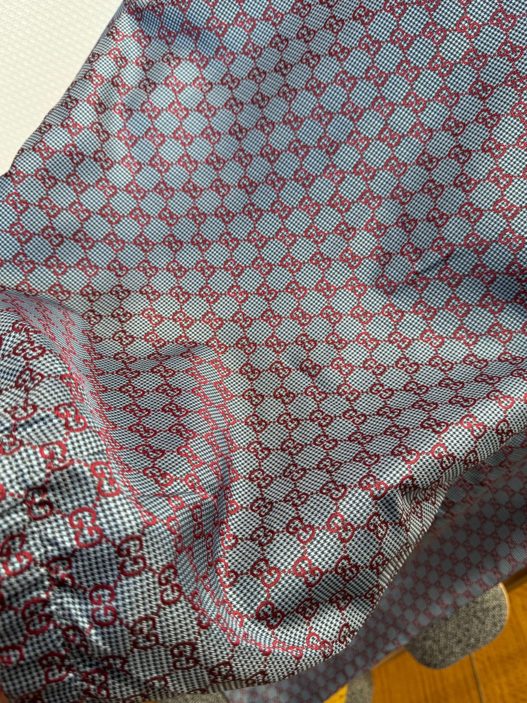 Gucci All-over Print Jacket and Straight Leg Suit