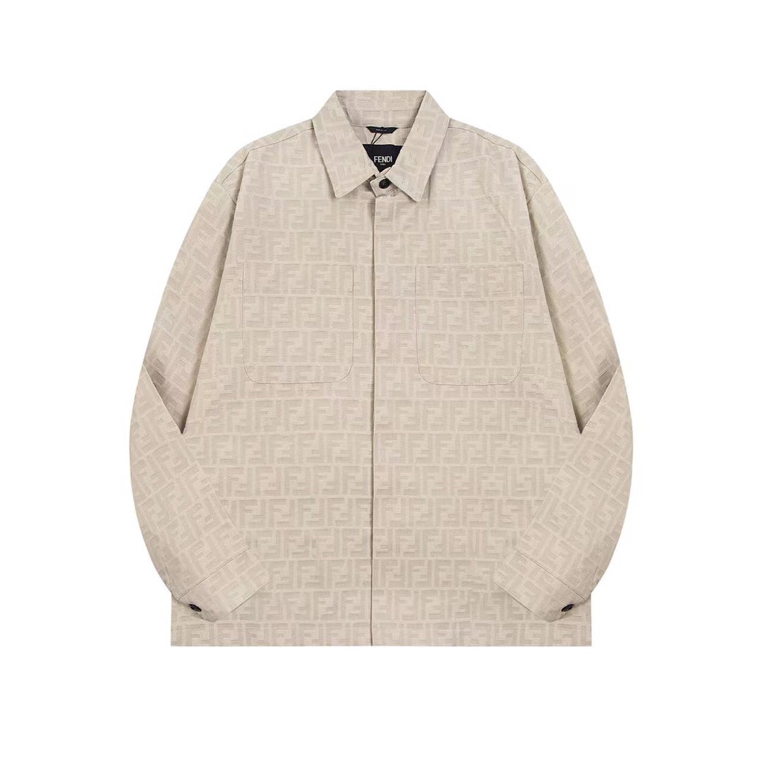 Fendi Jacquard Shirt Jacket
