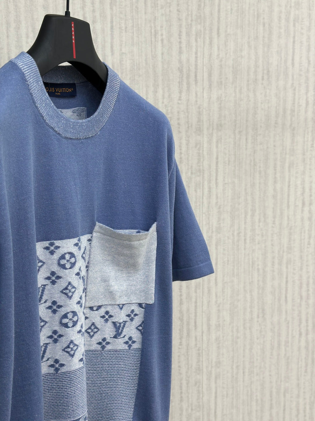 LV Patchwork Monogram Knit shirt