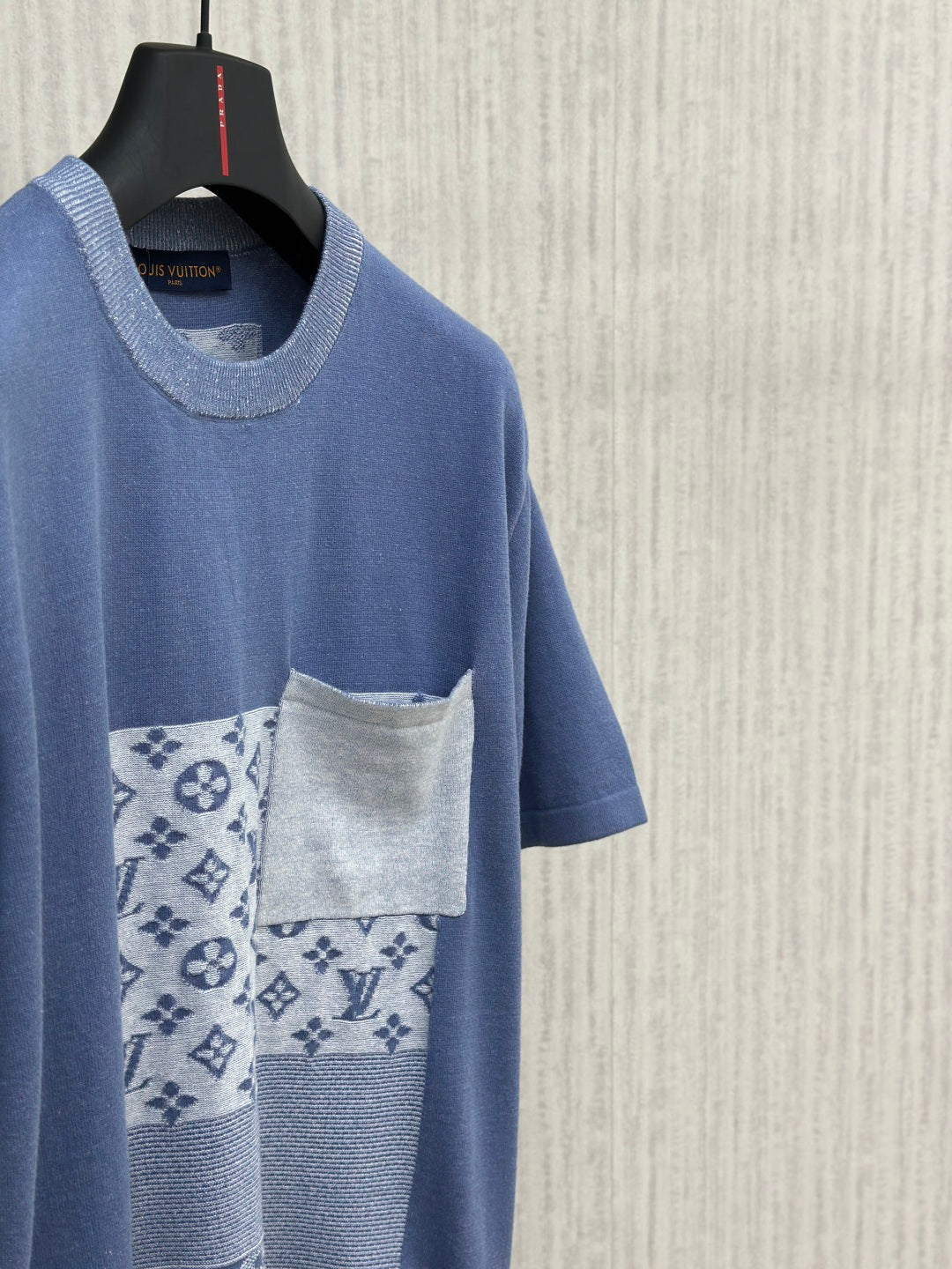 LV Patchwork Monogram Knit shirt