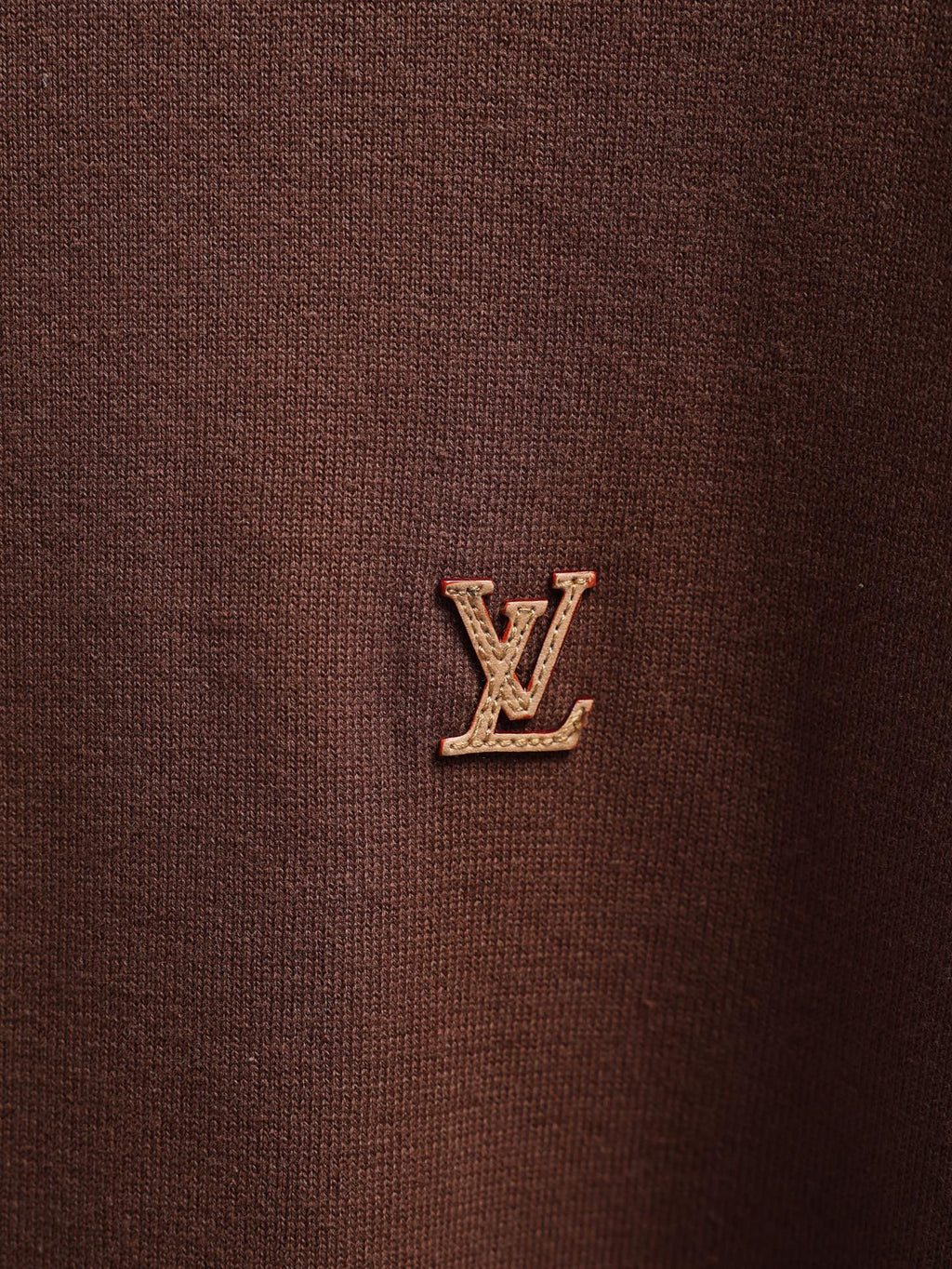 LV Cotton Knit Crewneck T-Shirt