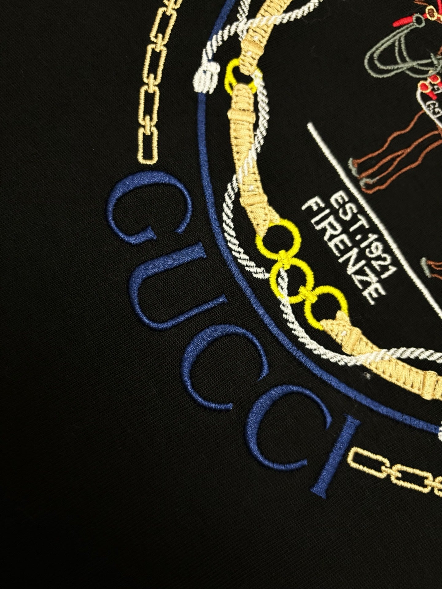 Gucci embroidered Cotton T-Shirt
