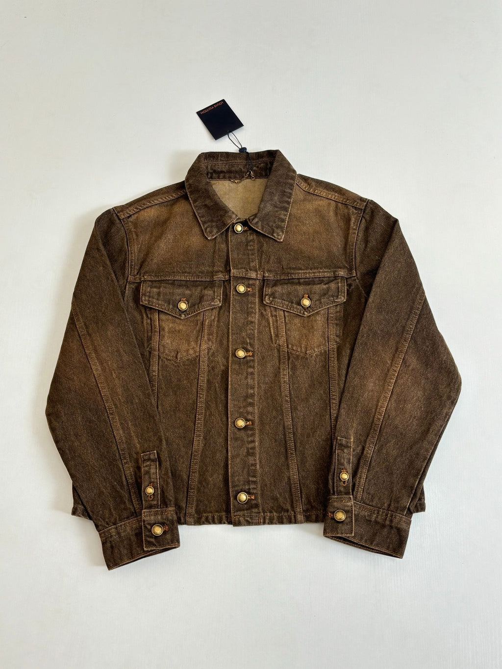LV Coffee Denim Jacket