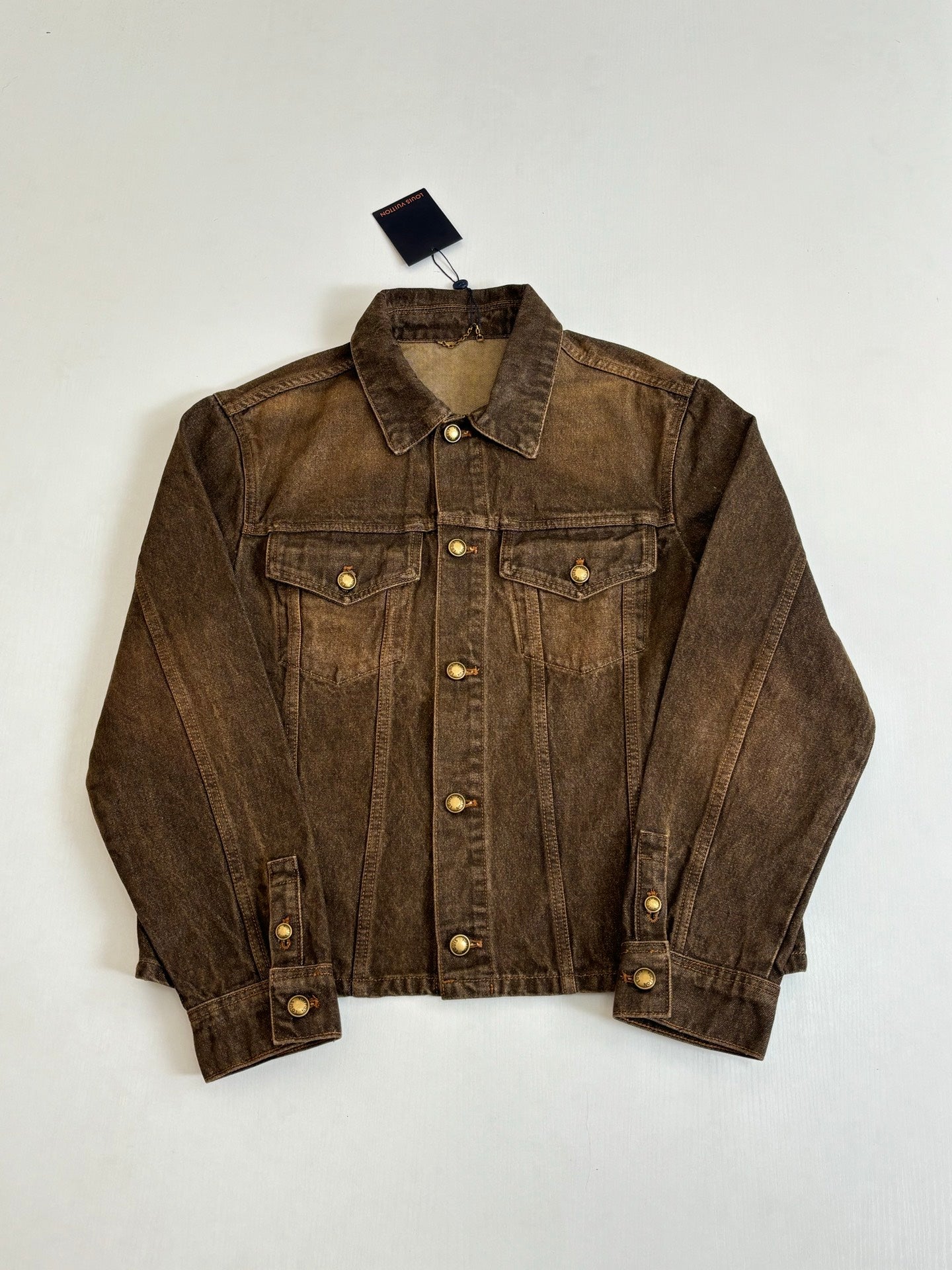 LV Coffee Denim Jacket
