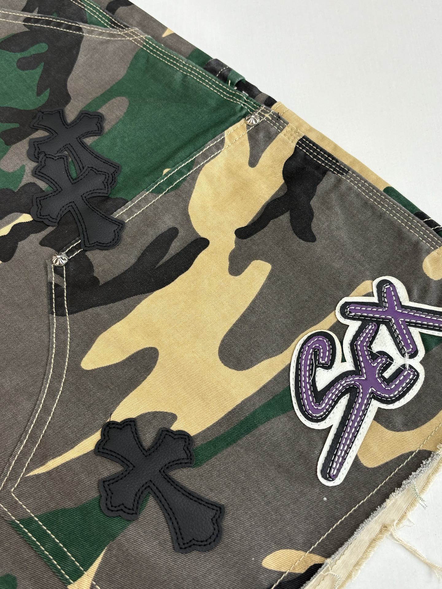 Chrome Heart Camo Shorts