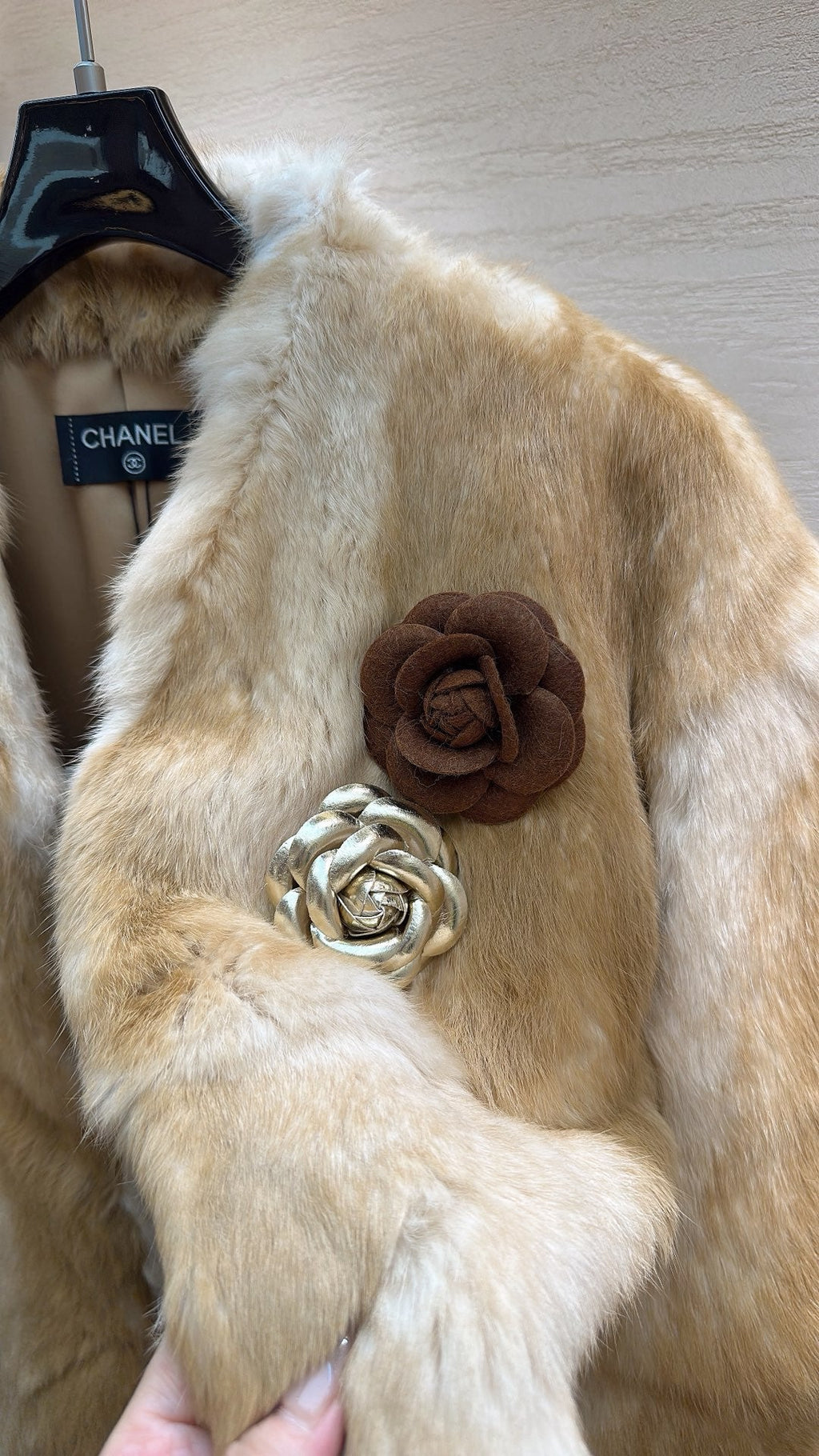 Chanel Rabbit Fur Coat