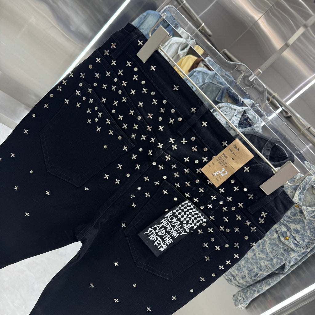 Ksubi Embroidered Fitted Jeans