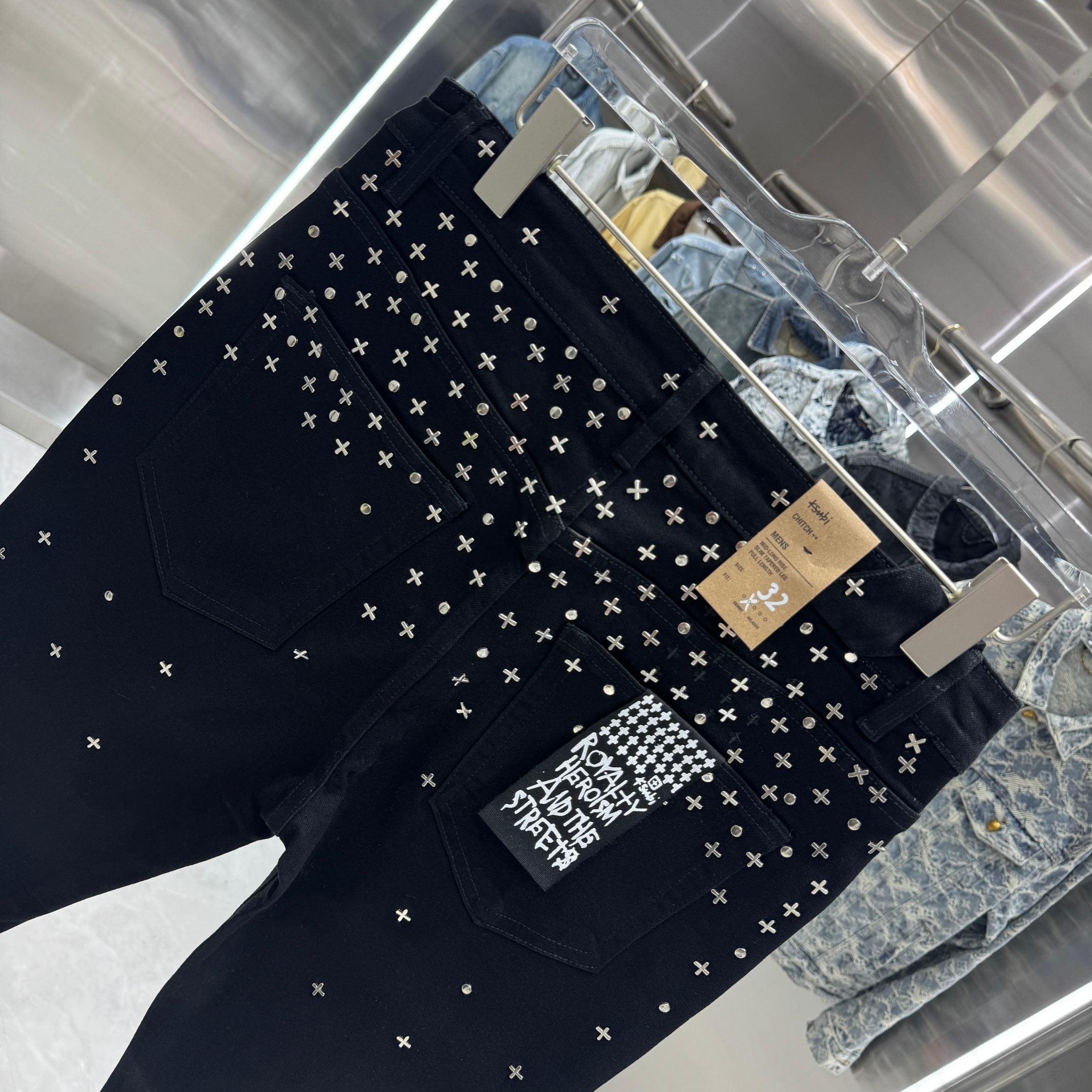 Ksubi Embroidered Fitted Jeans
