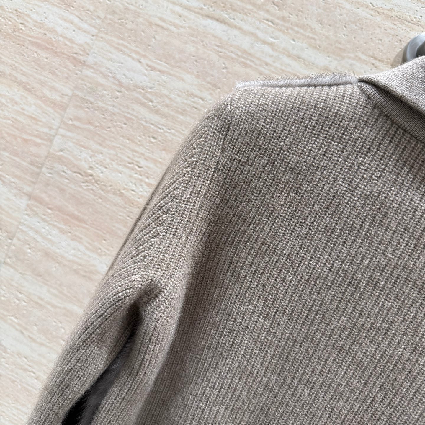 Loro Piana Mink-Trimmed Jacket