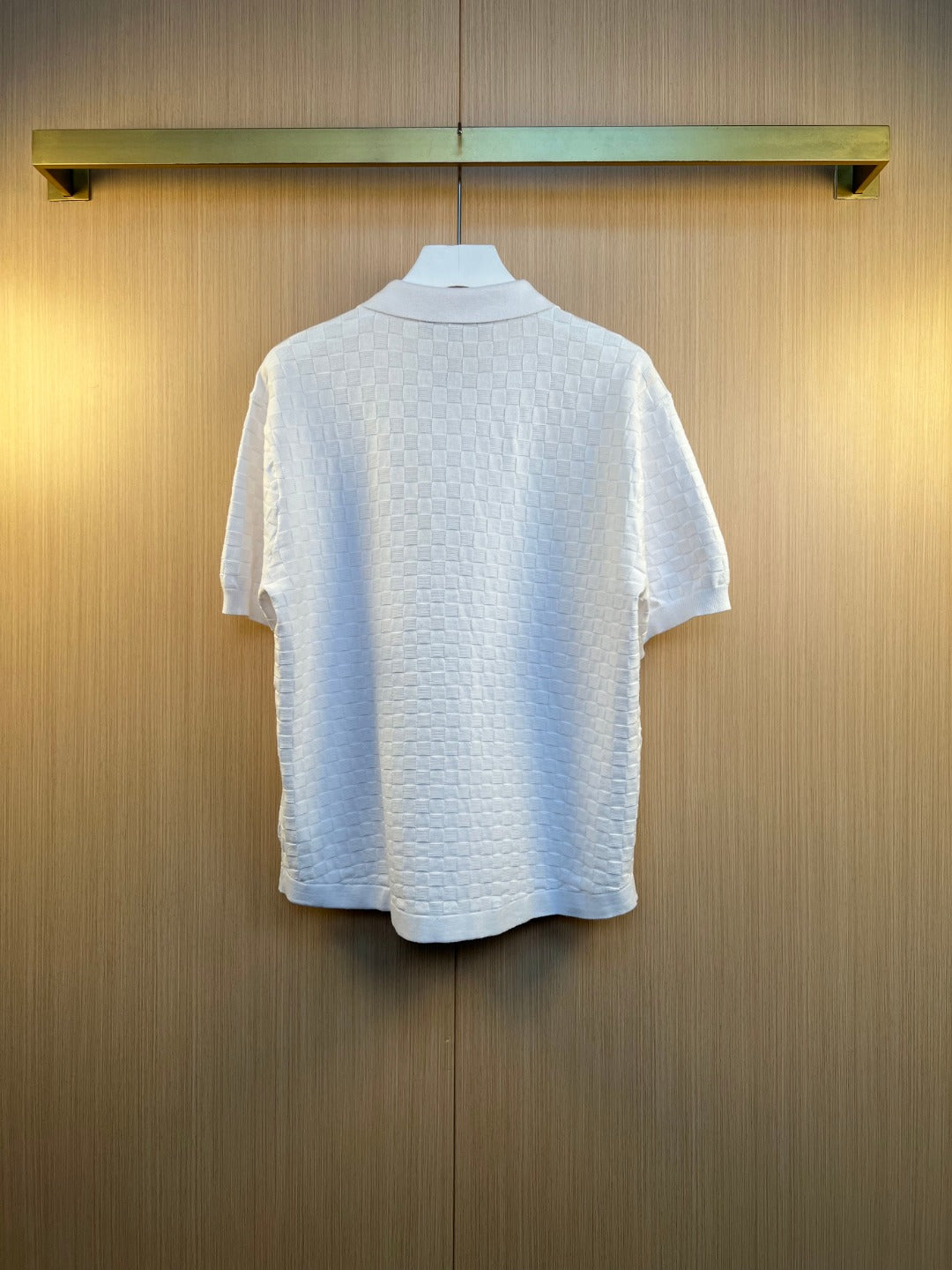 LV Jaquard Knit Short sleeve Polo Shirt