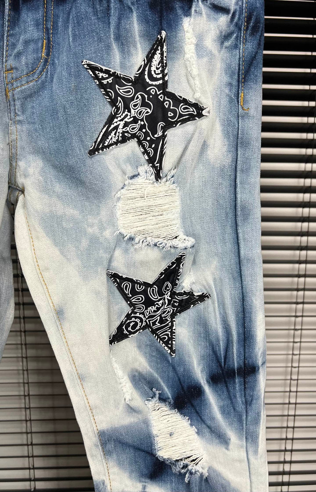 Amiri Distressed Slim Fit Jeans
