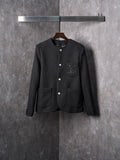 LV Pocket Embriodered Single-Breasted Jacket