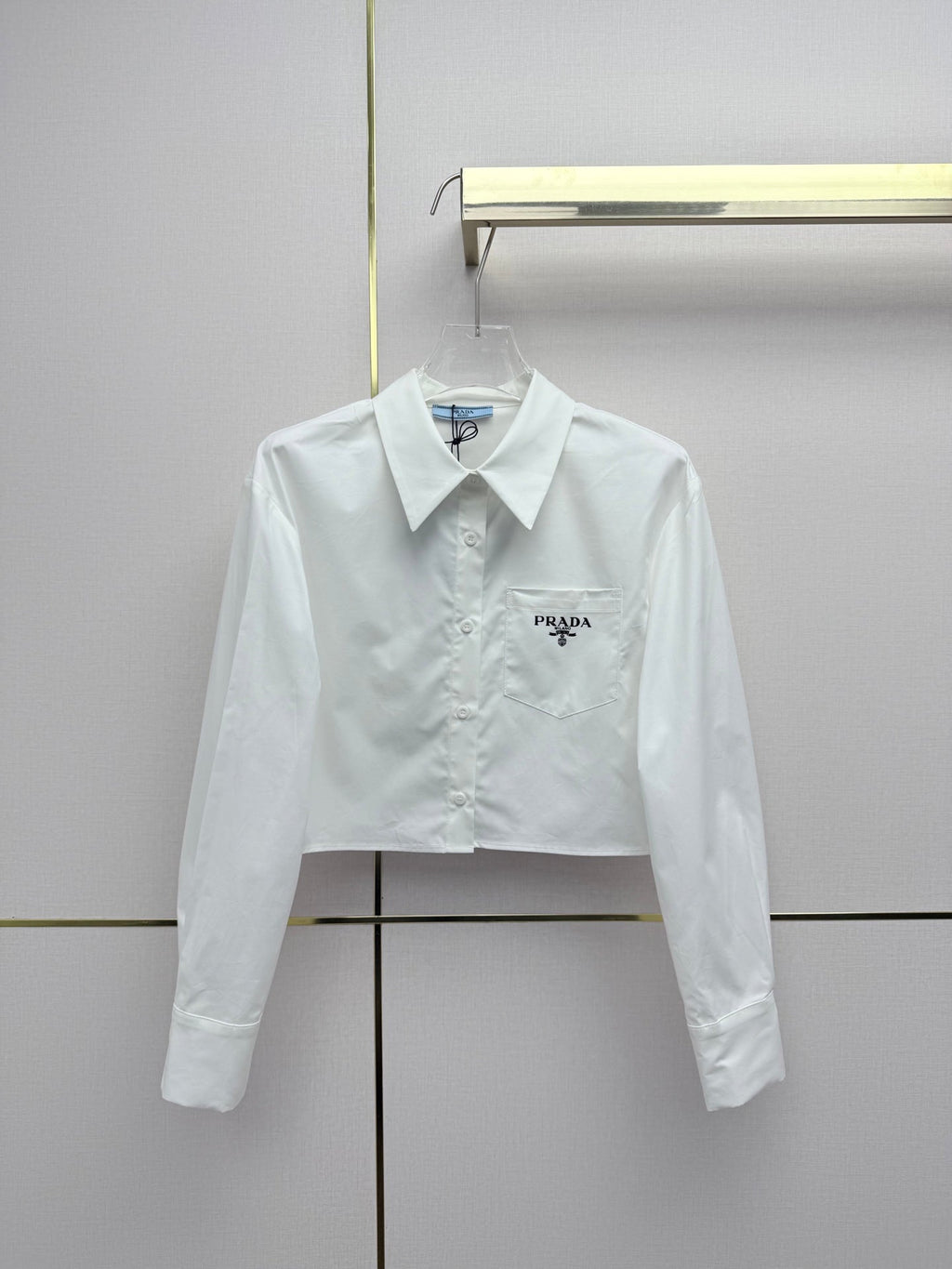 Prada Women's long sleeve shirt with Tie