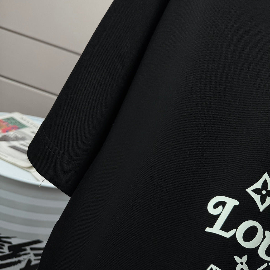 LV 3D Silicon Cotton T-Shirt