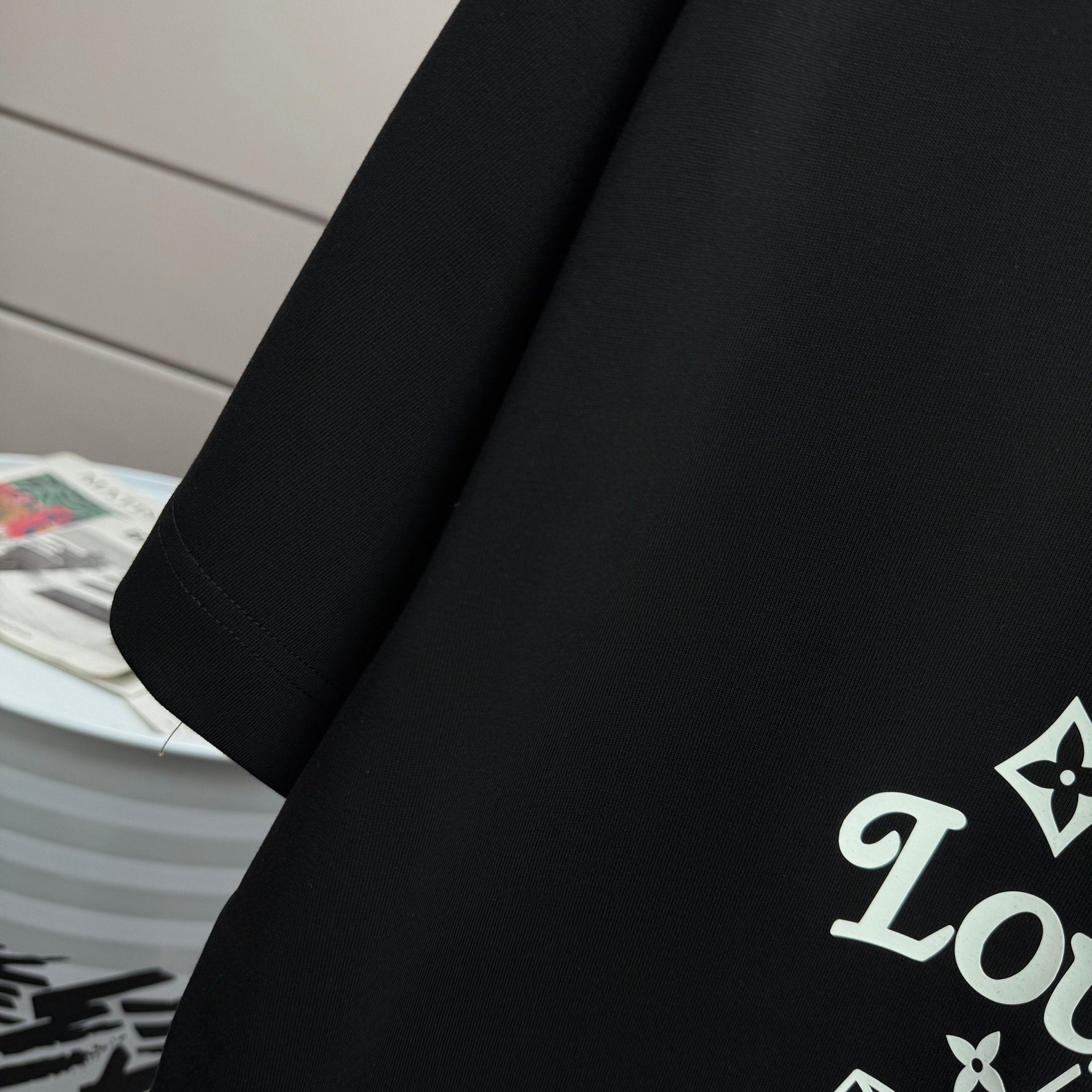 LV 3D Silicon Cotton T-Shirt