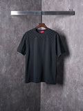 GUCCI Gradient GG Crystal Rhinestone Knitted Cotton Crew Neck Short Sleeve T-Shirt