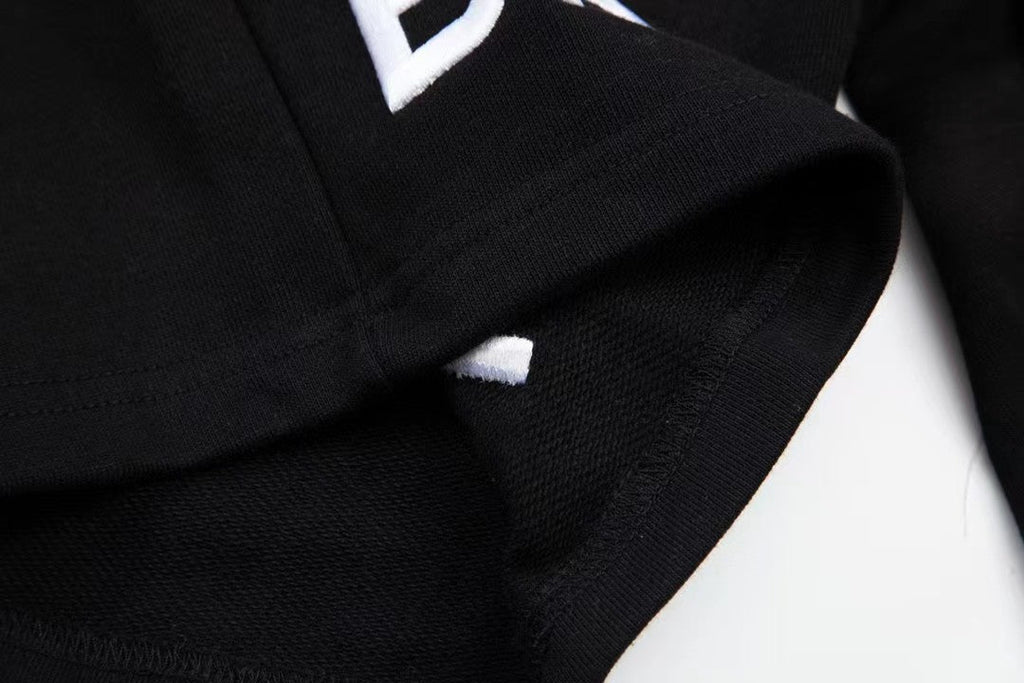 Balenciaga minimalist logo embroidered shorts