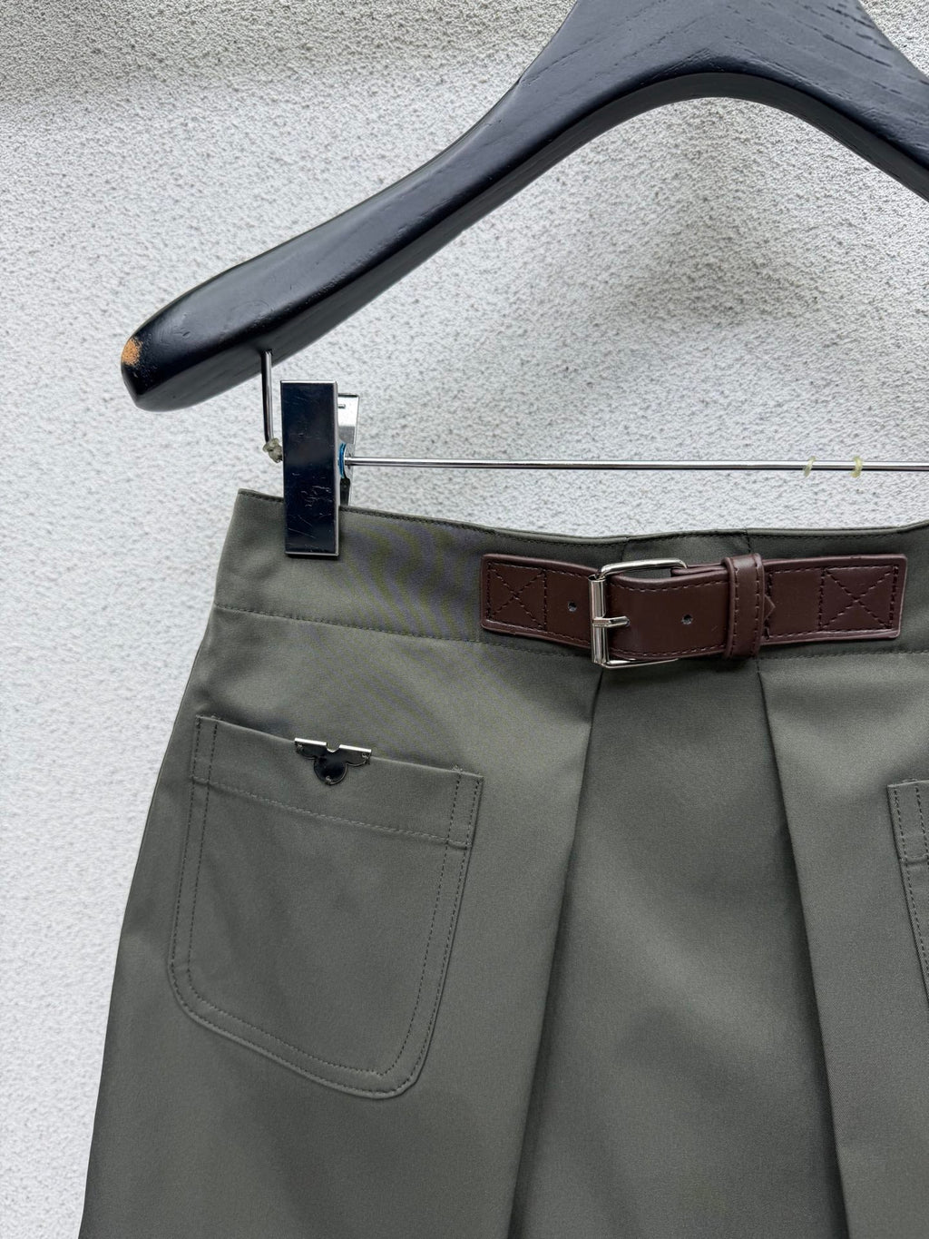 LV Military Green Mid Skirt - Women's