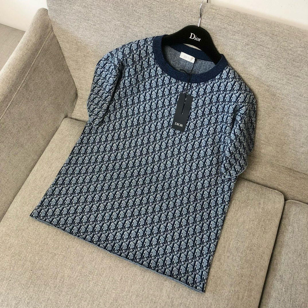 Dior Knit Crew Neck T-Shirt