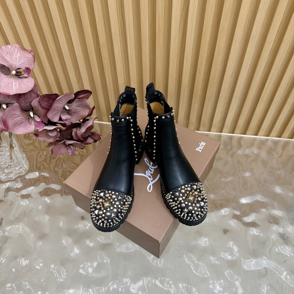 Women's Christian Louboutin studded ankle boots