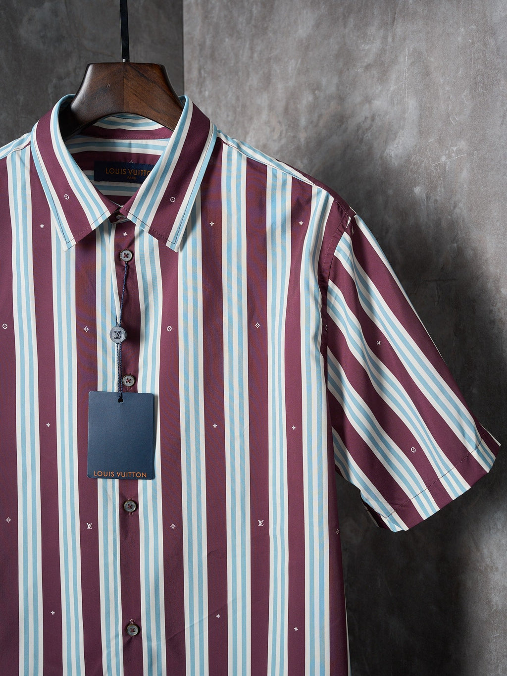 LV Striped Short Sleeve Shirt