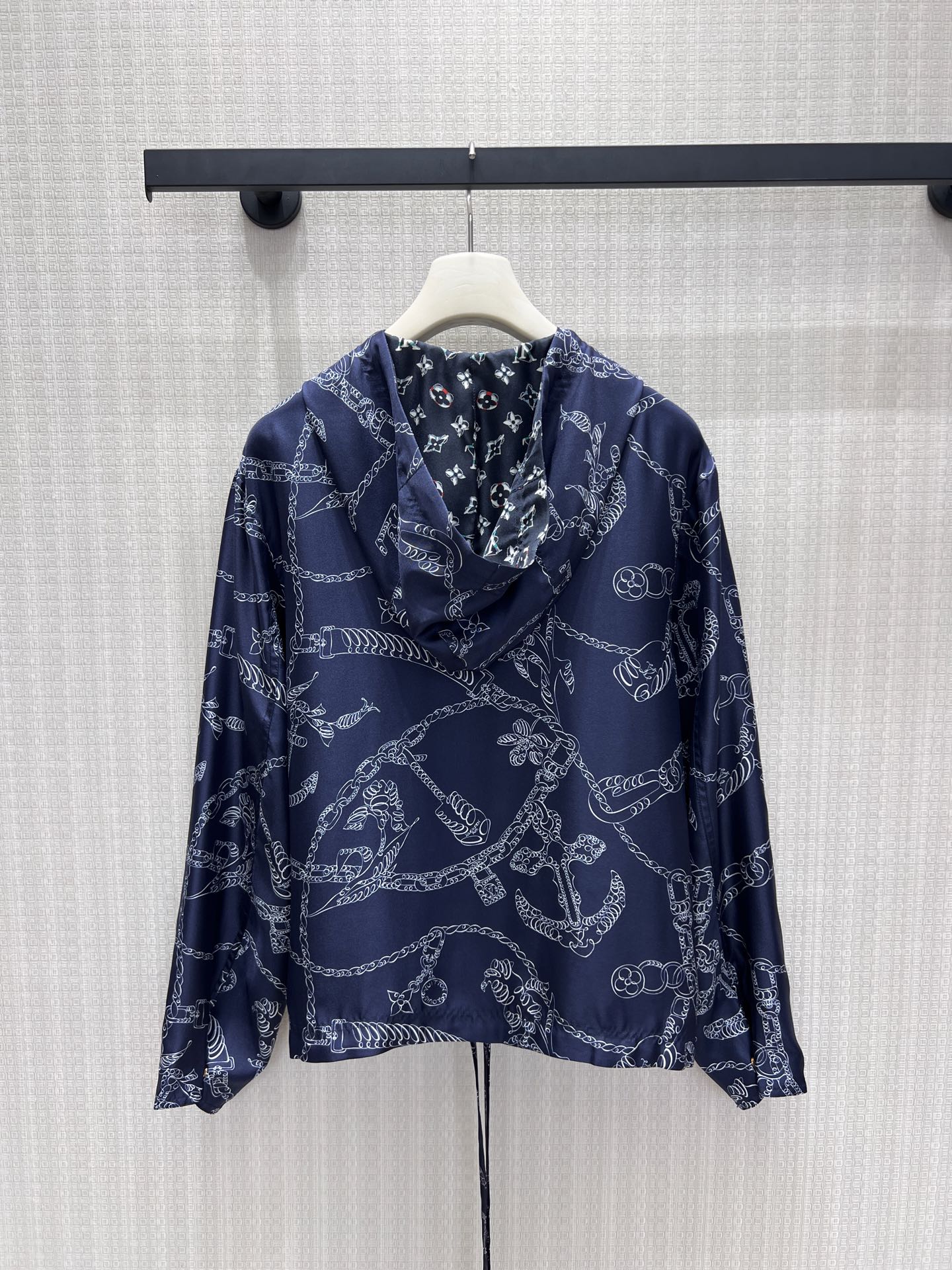 LV Nautical Print Reversible Jacket women's