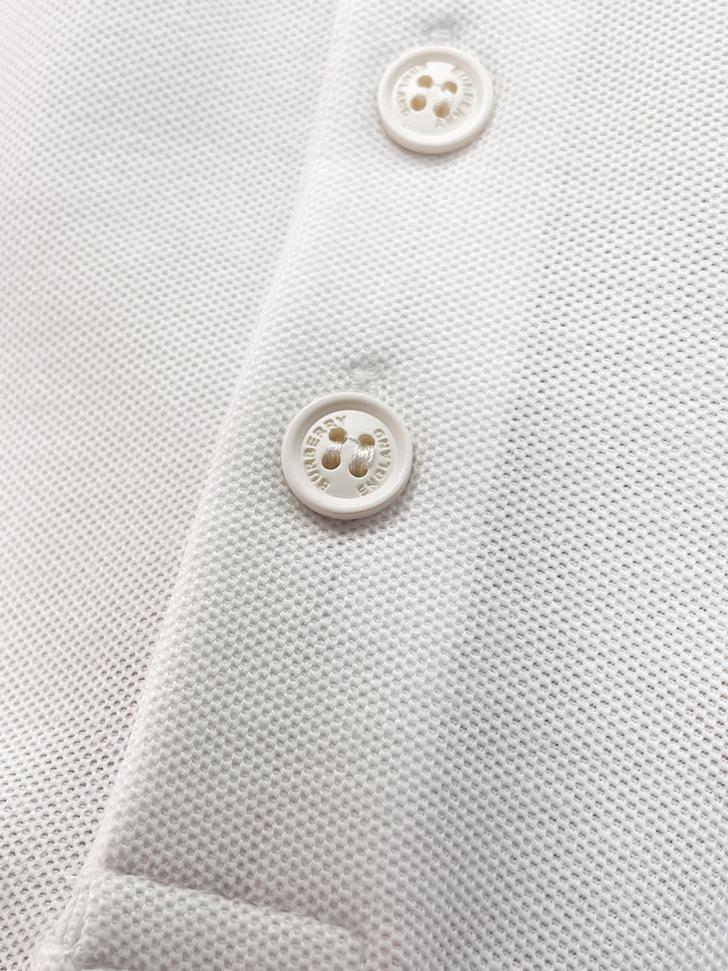 Burberry Embroidered Collar Polo Shirt