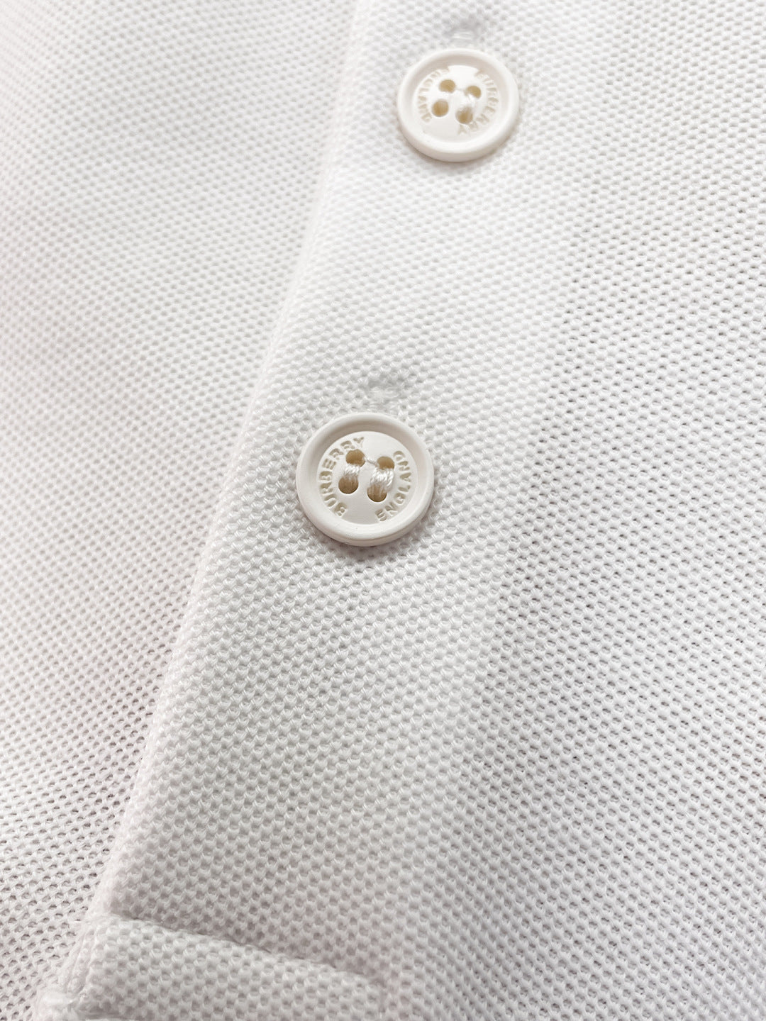 Burberry Embroidered Collar Polo Shirt