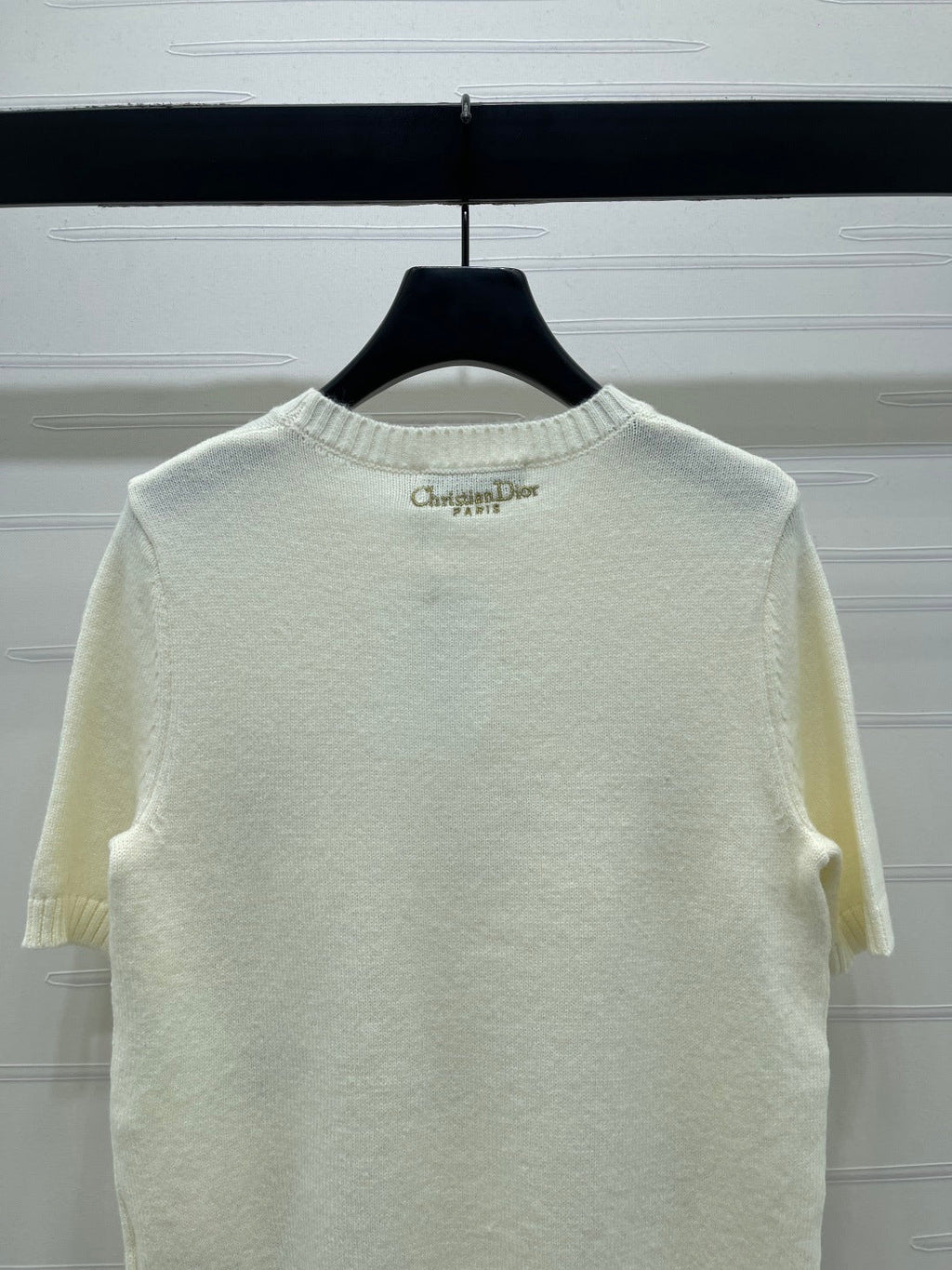 Pegasus Embroidered Knit Short-Sleeve T-Shirt