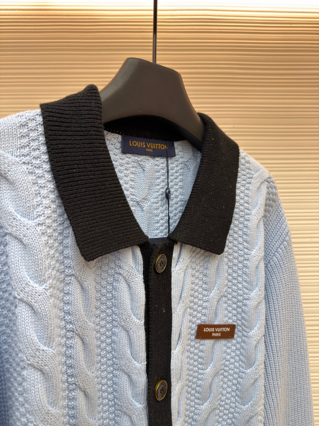 LV Knitted Cardigan Sweater