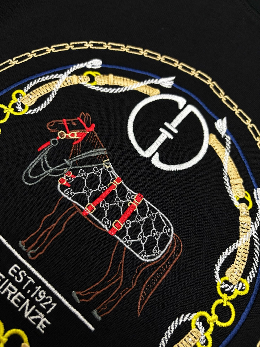 Gucci embroidered Cotton T-Shirt
