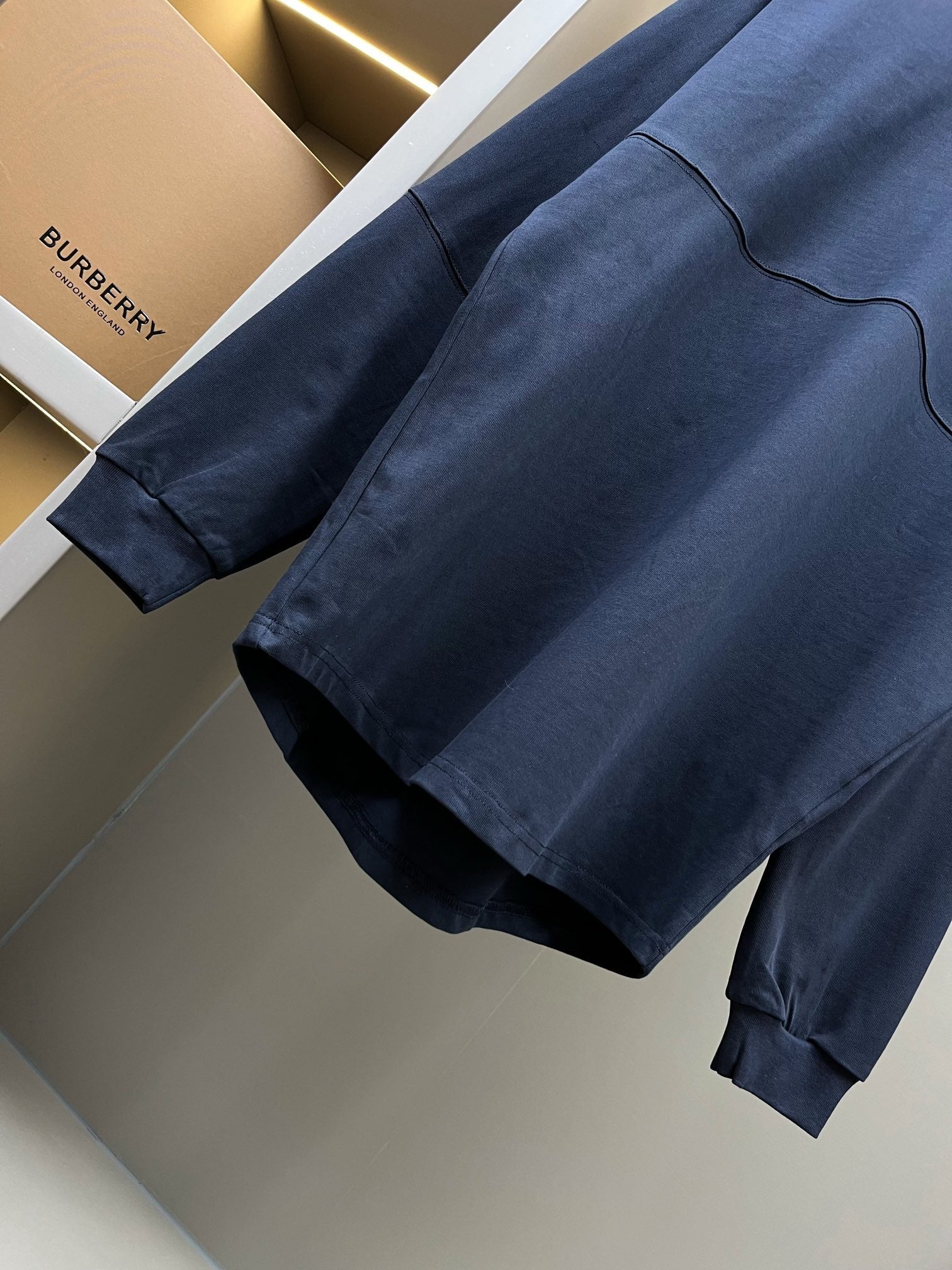 Burberry Back Letter Cre Neck Sweatshirt