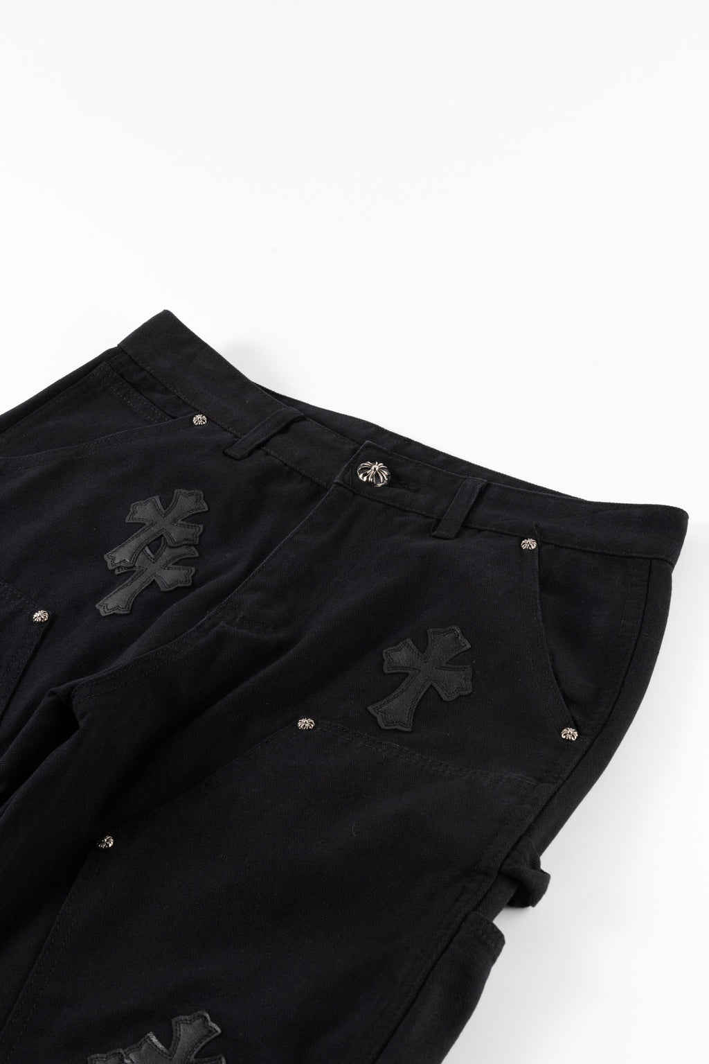 Chrome Hearts Matty Boy Sex Records Patchwork Leather Workwear High Street Jeans