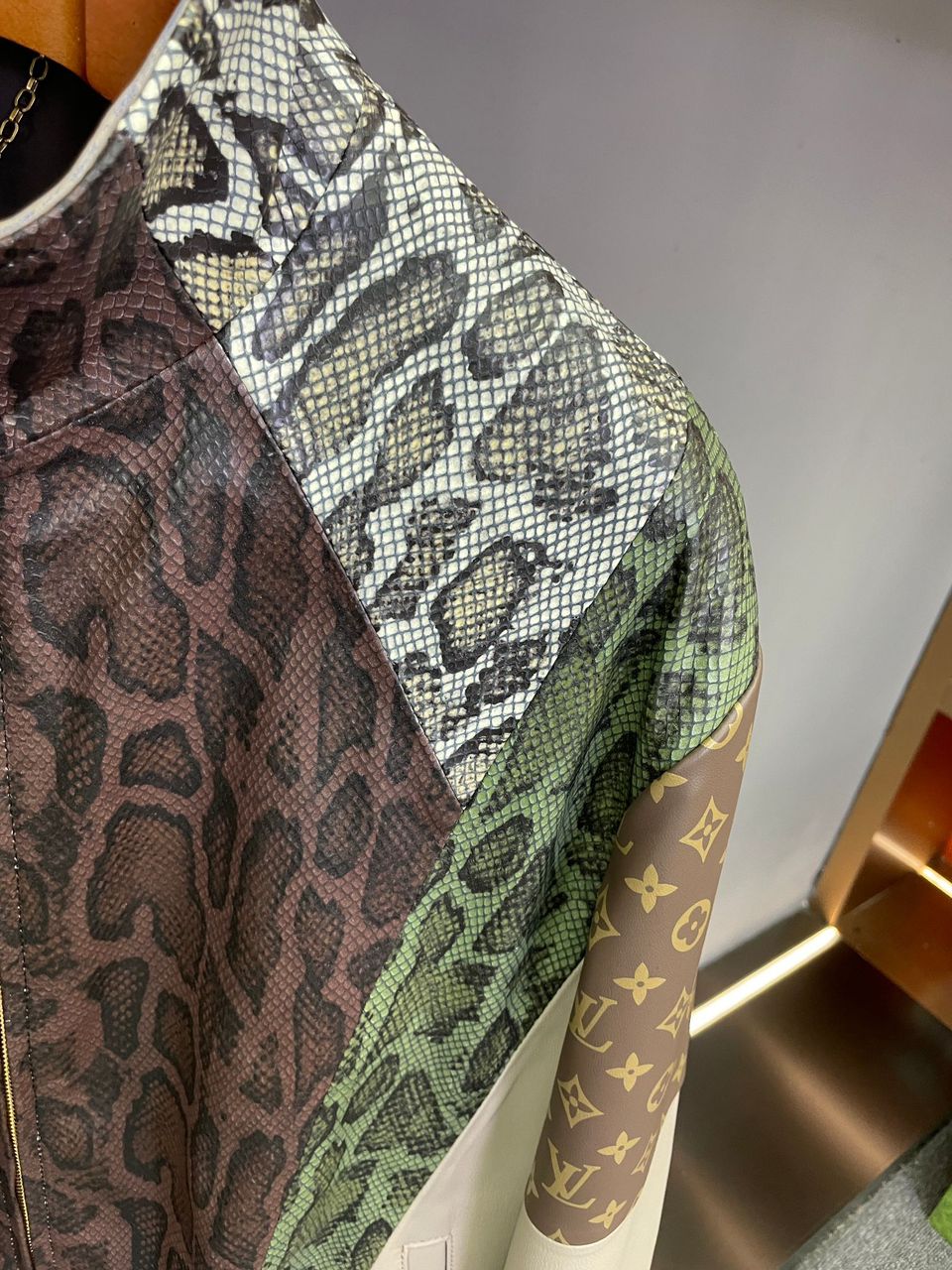 LV × Pharrell Williams Leather Jacket