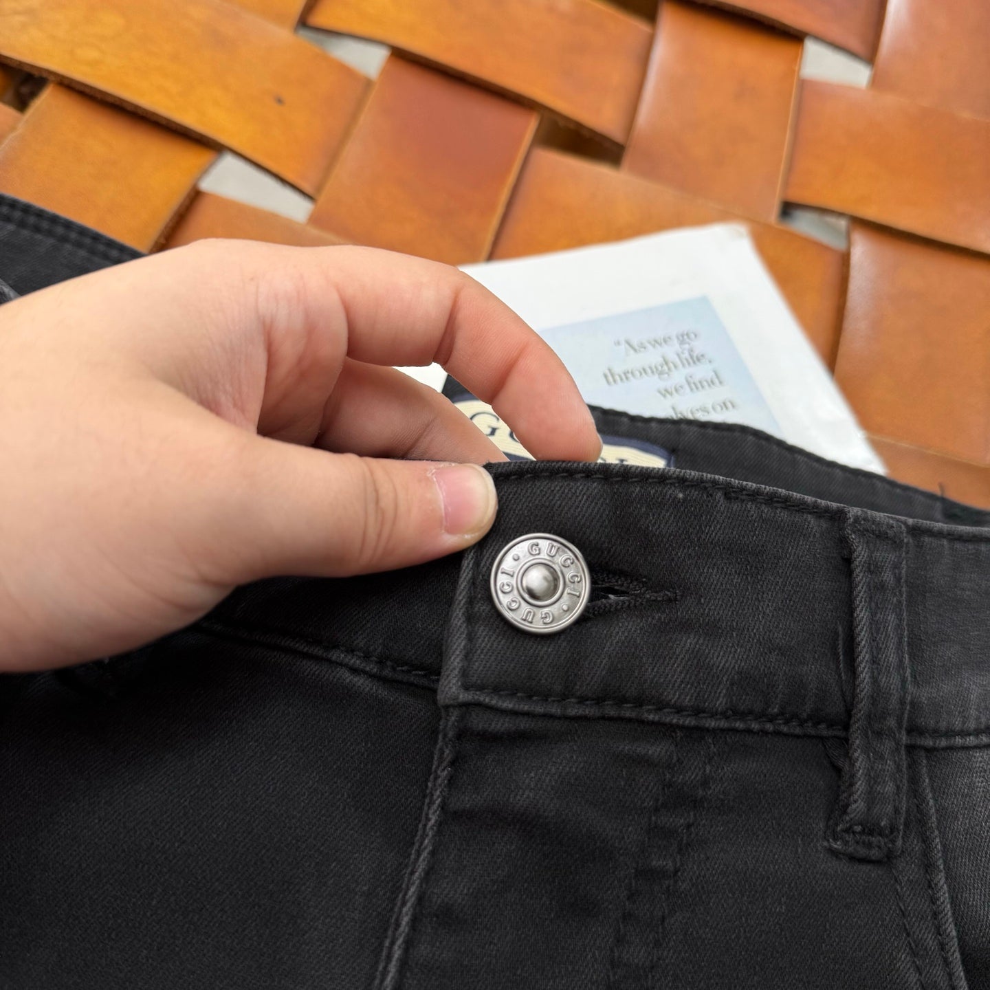 Gucci Black Denim Jeans