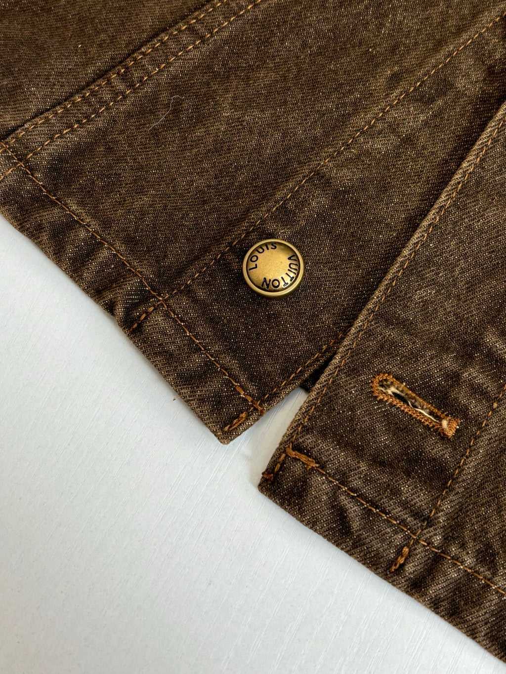 LV Coffee Denim Jacket