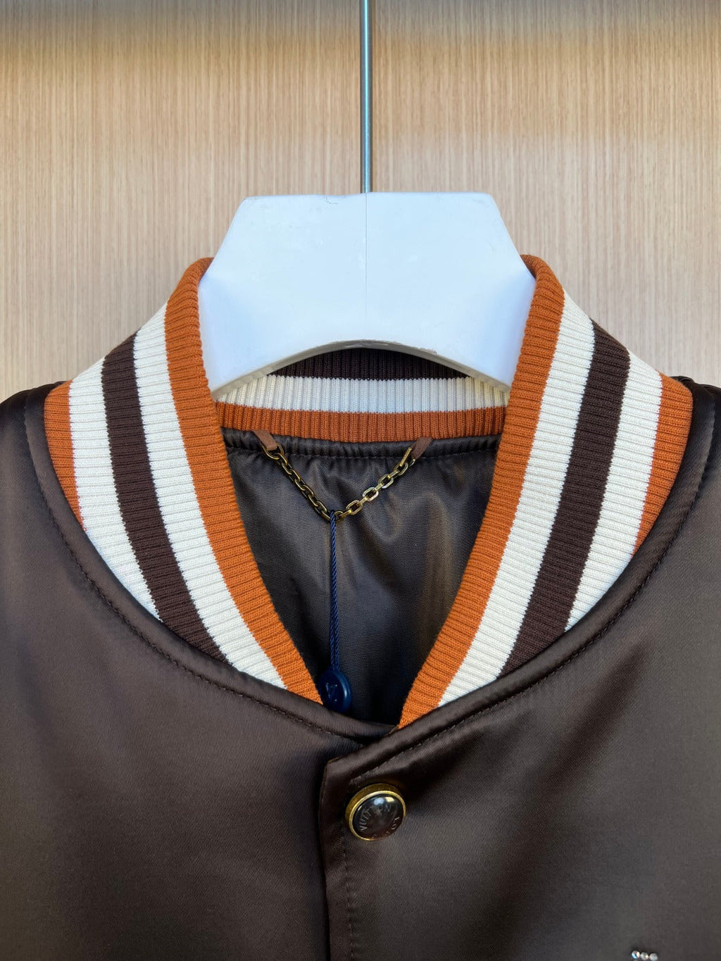 LV Rhinestone Letter Embriodery Bomber Jacke