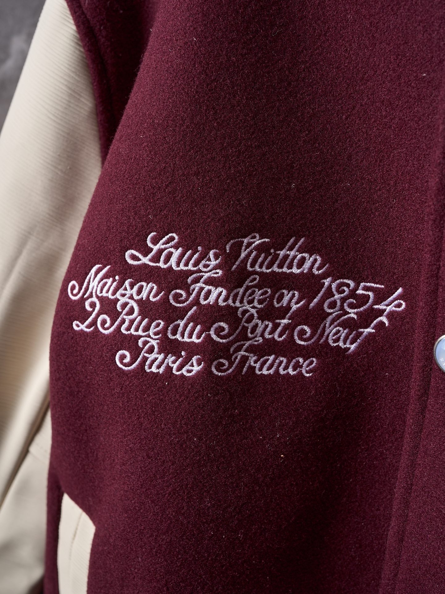 LV Pharell Williams & Nigo Collaboration Baseball Jacket