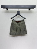 LV Military Green Mid Skirt - Women's