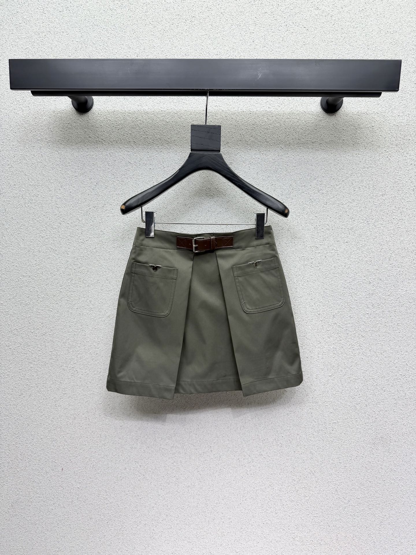 LV Military Green Mid Skirt - Women's