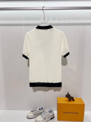 Fendi Double FF Monsters Eye Knit Polo Shirt