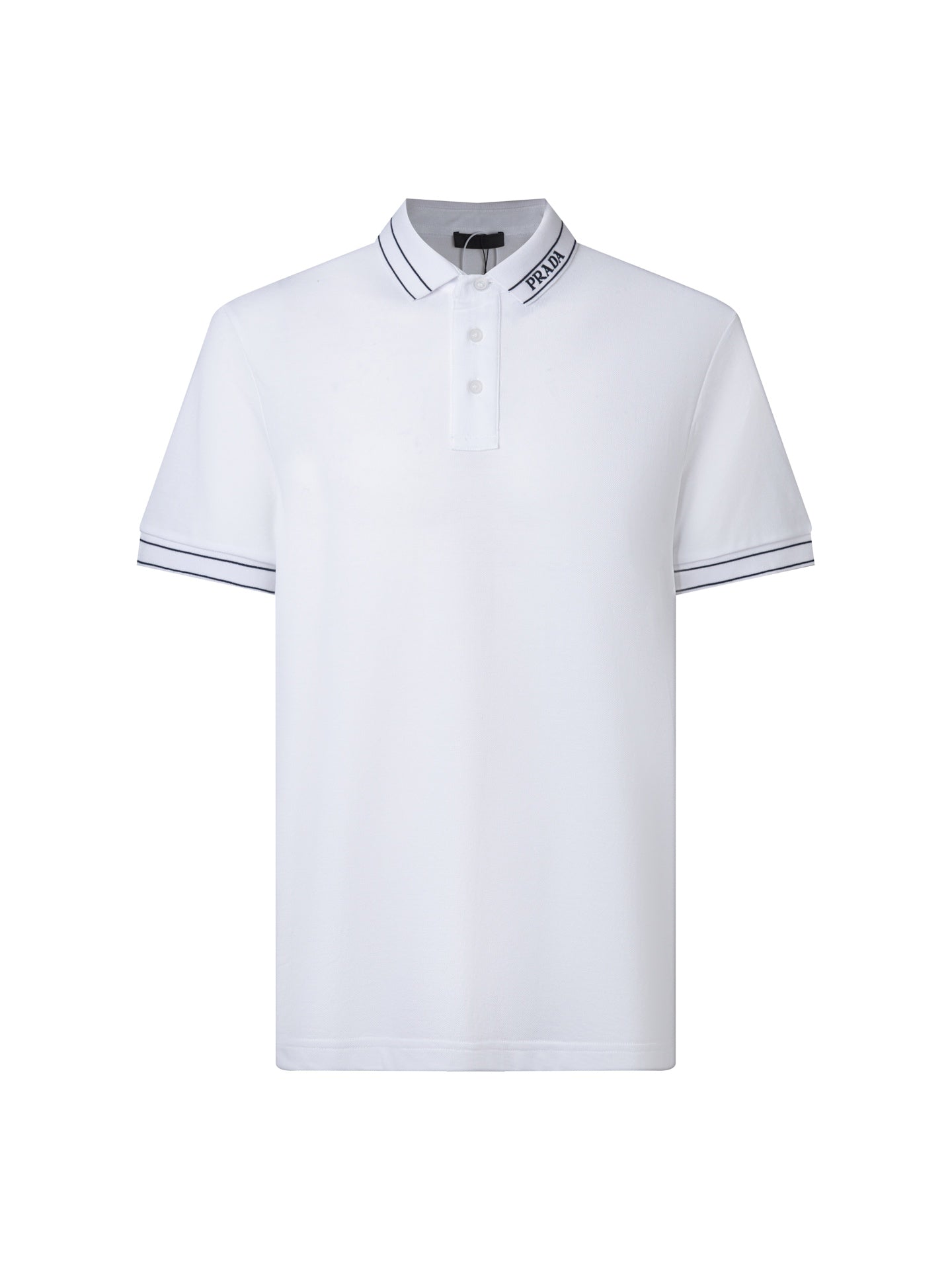 Prada Embroidered Collar Shirt