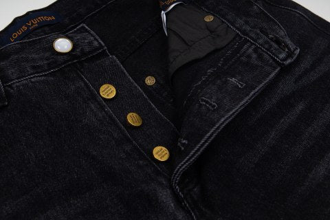 LV Embroidered Work  Jeans