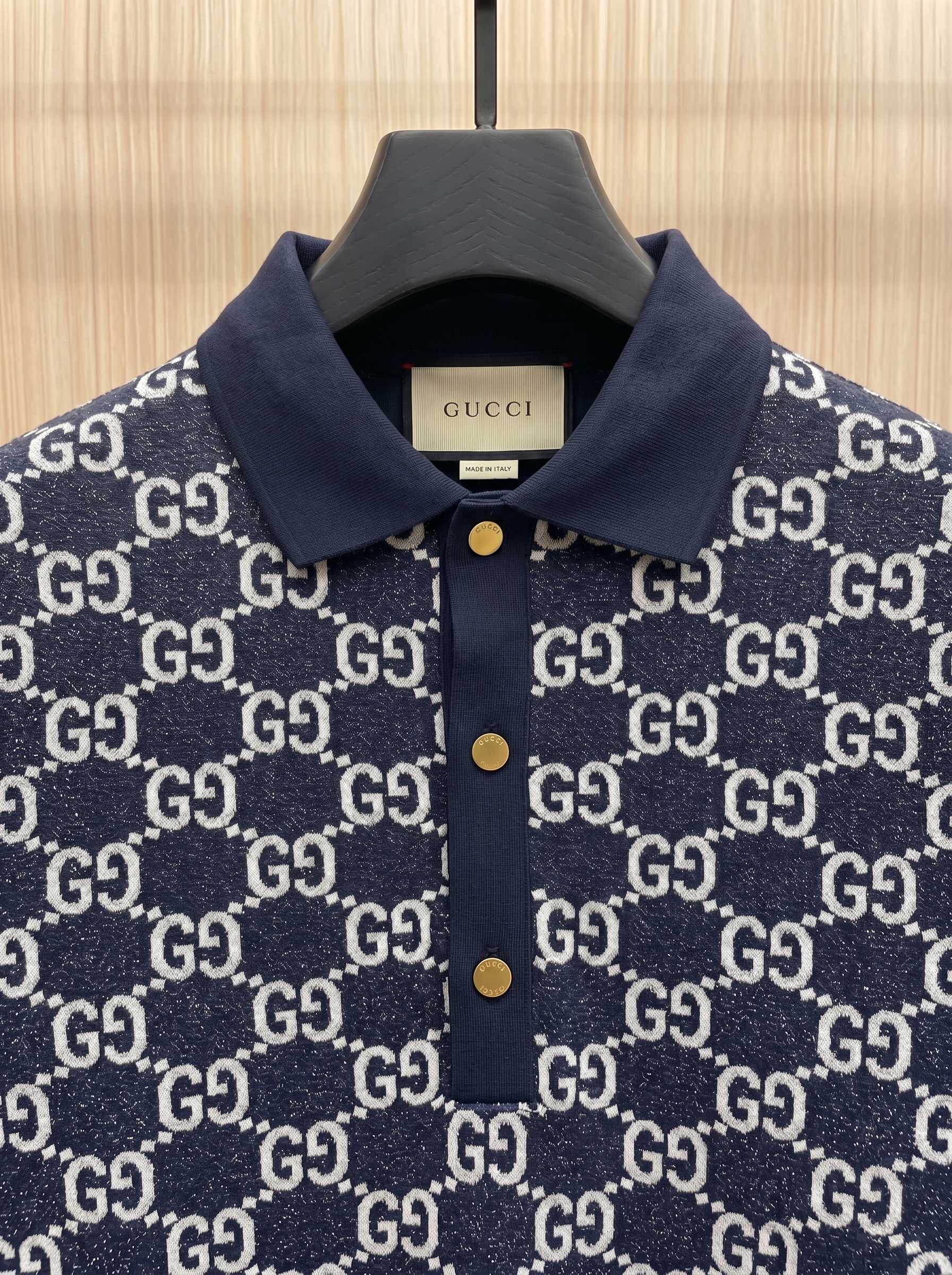 Gucci All-over Jacquard Polo Shirt