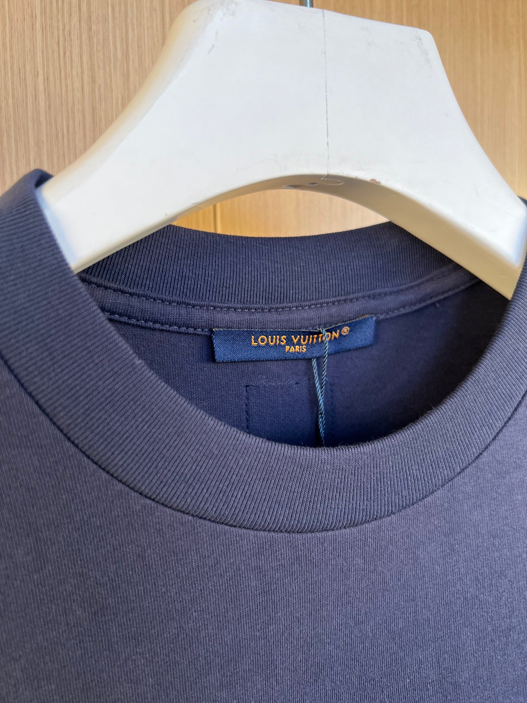 LV Denim Embroidered T-Shirt