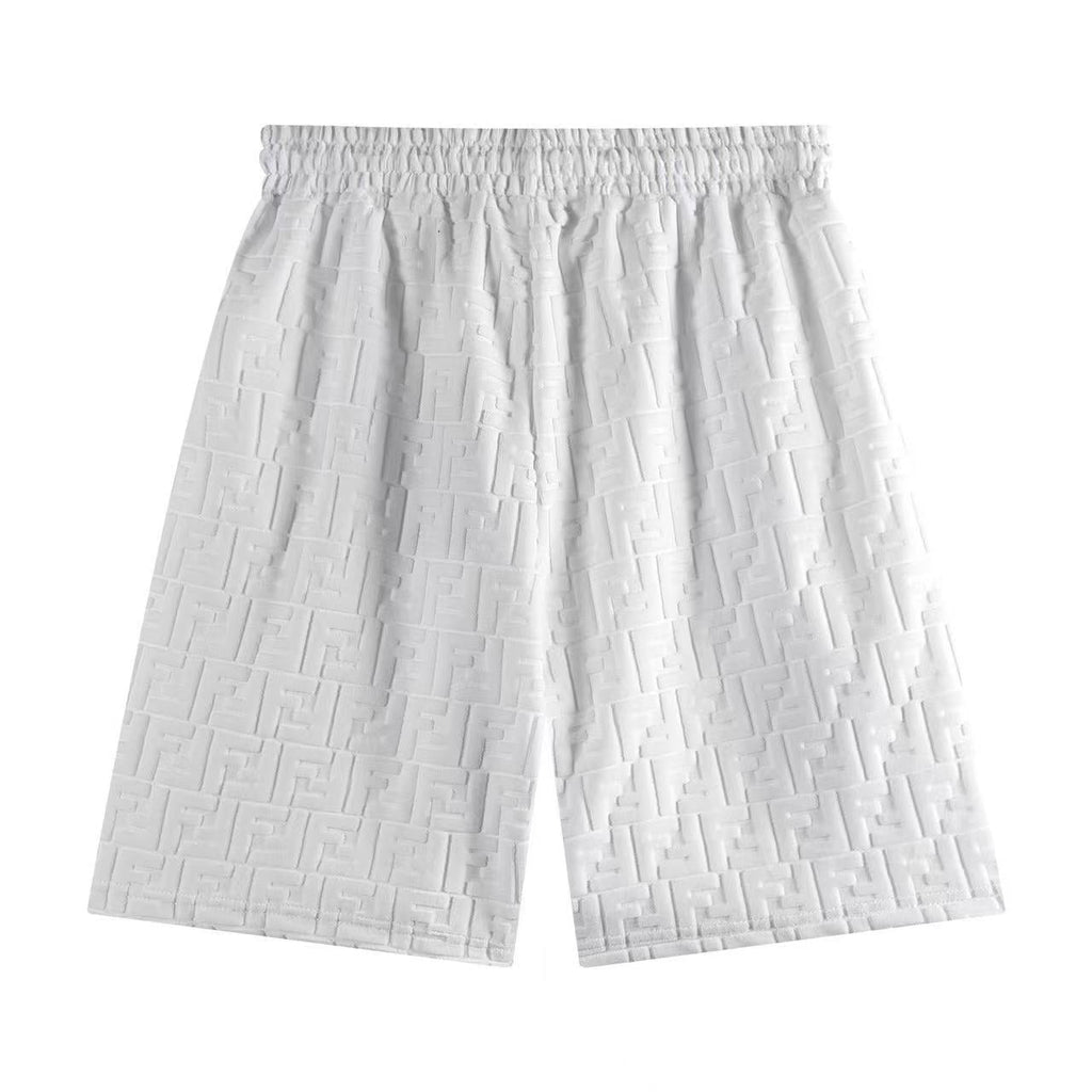 Fendi Mongram Jacquard Velvet Shorts