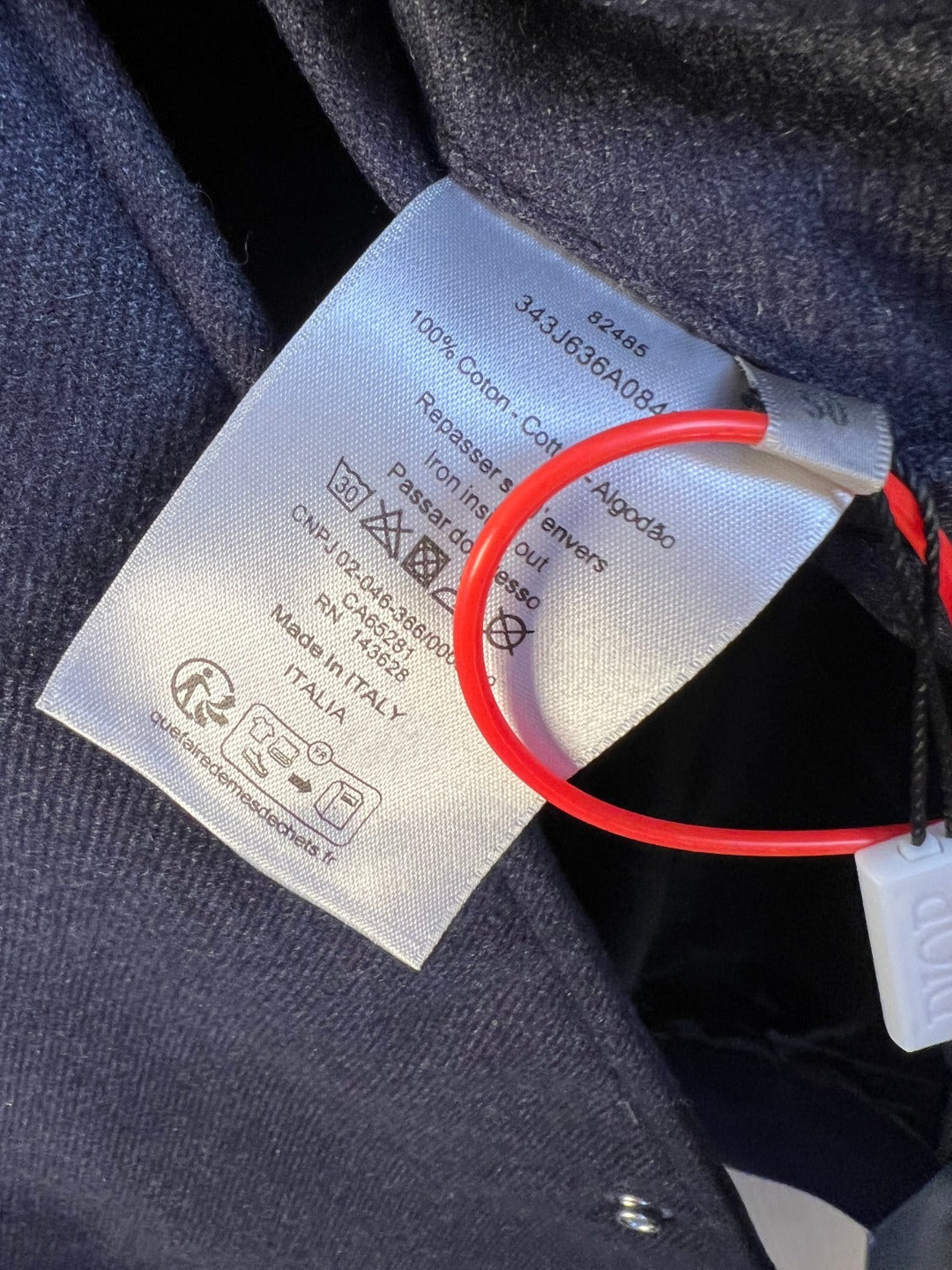 Dior Ribbon Embriodered Baseball Jacket