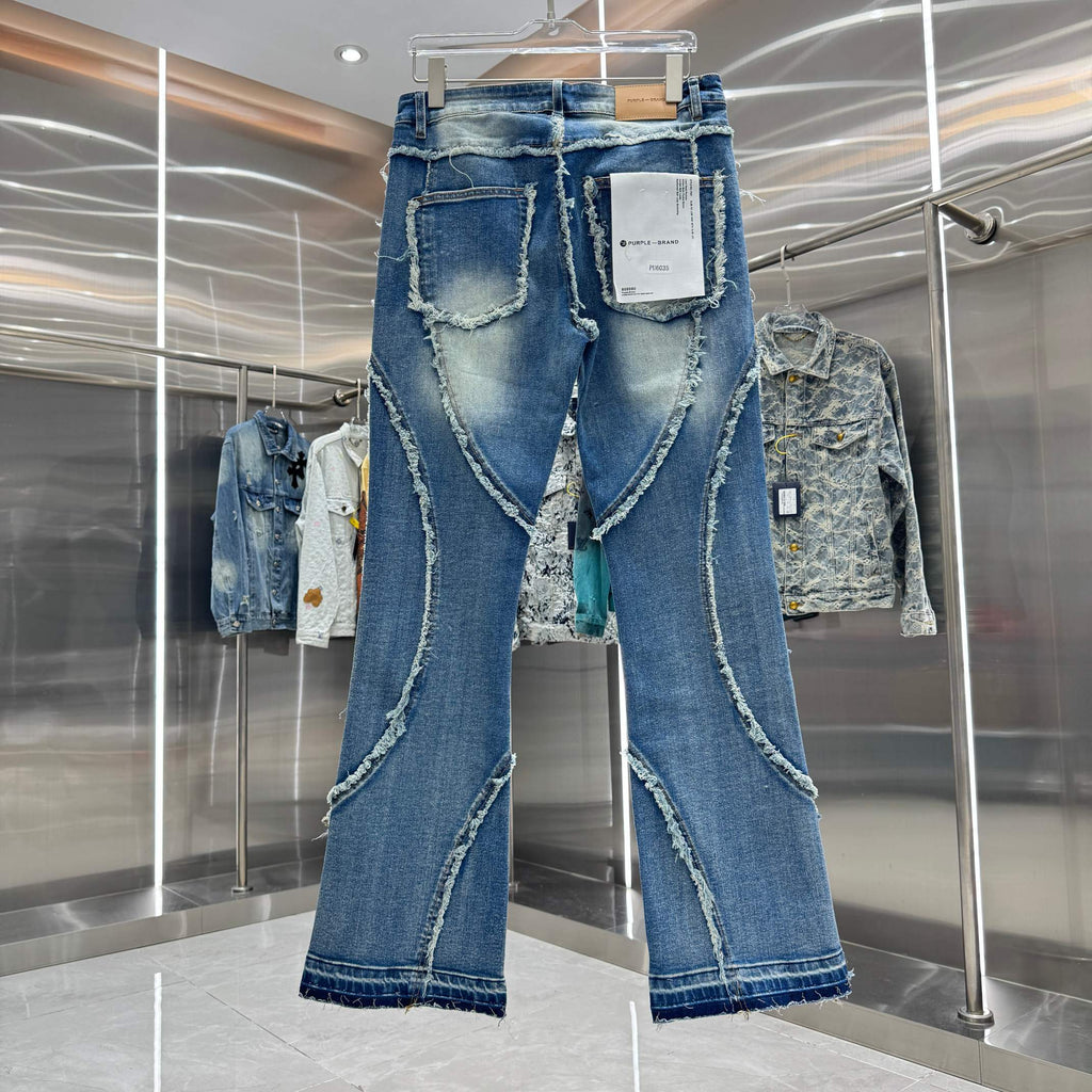 Purple Label Washed Denim Jeans
