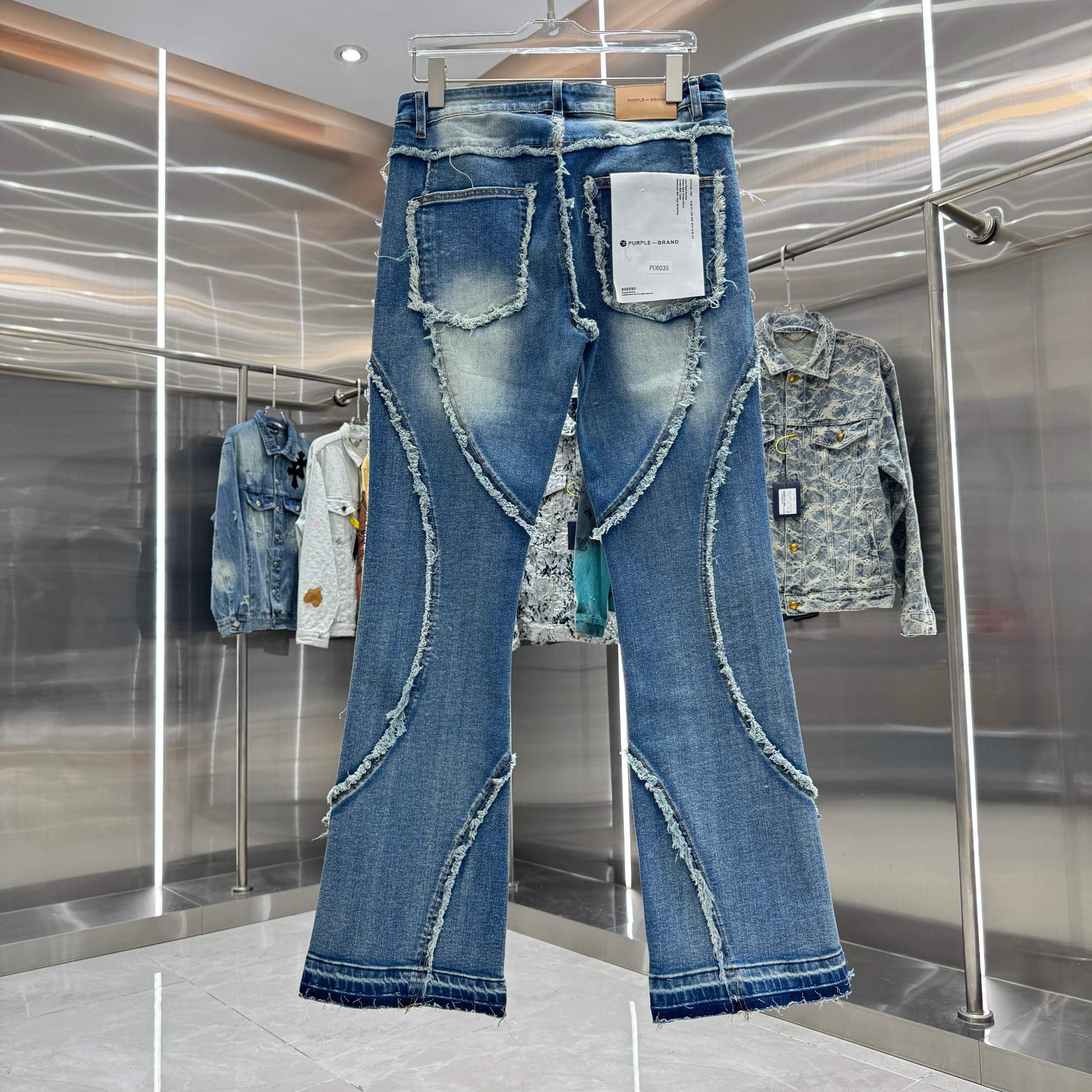 Purple Label Washed Denim Jeans