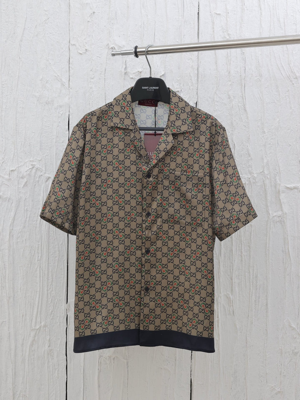 GG New All-over Print Short-Sleeve Shirt